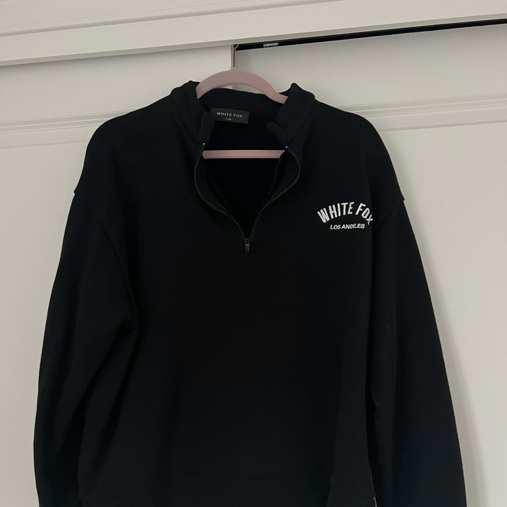 white fox zip up